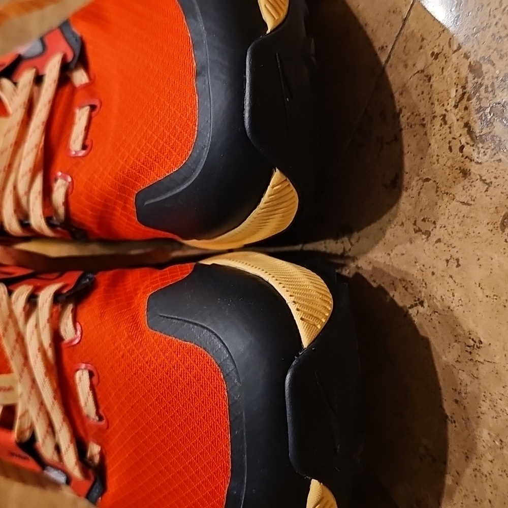 Altra Lone Peak Trail Running Shoe Men's Red Orange/Black - Picture 2 of 12